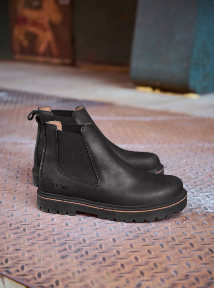 BIRKENSTOCK STALON NUBUCK LEATHER | BLACK