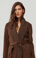 Load image into Gallery viewer, SOIA & KYO GABBY SEMI FIT WOOL COAT | CHESTNUT

