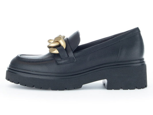 GABOR SLIP ON LOAFER | BLACK