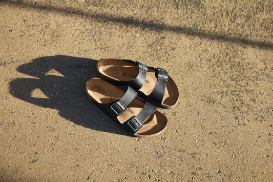 BIRKENSTOCK ARIZONA LEATHER | BLACK