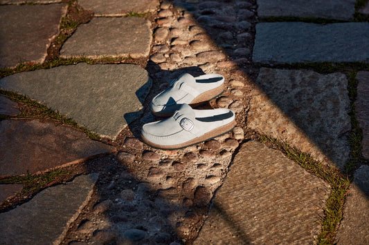BIRKENSTOCK BUCKLEY SUEDE LEATHER | MINERAL