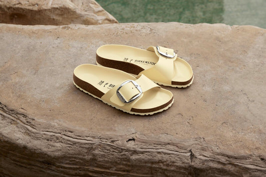BIRKENSTOCK MADRID BIG BUCKLE HIGH SHINE | BUTTER