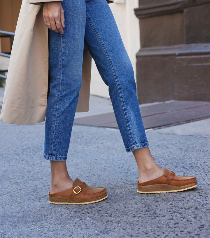 BIRKENSTOCK BUCKLEY LEATHER | COGNAC