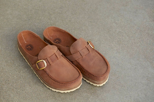 BIRKENSTOCK BUCKLEY LEATHER | COGNAC