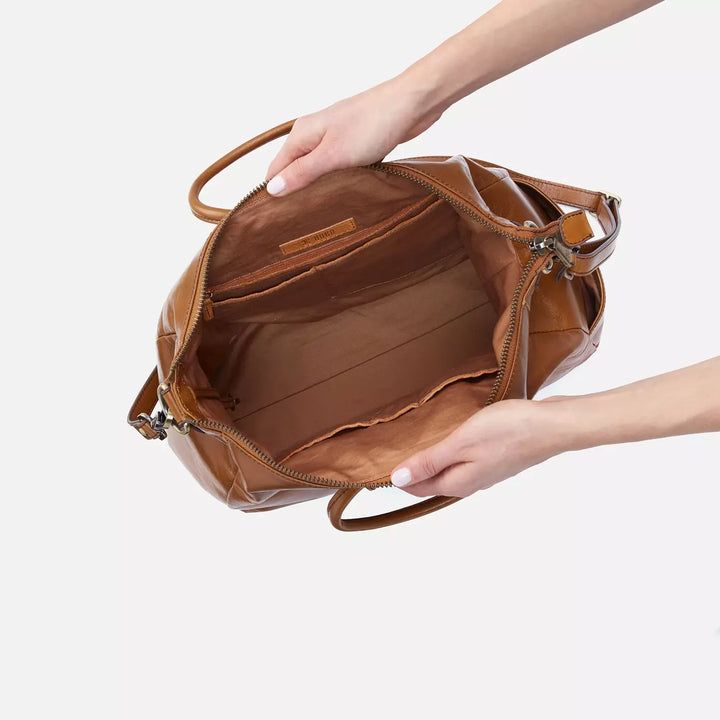 HOBO SHEILA LARGE SATCHEL | TRUFFLE