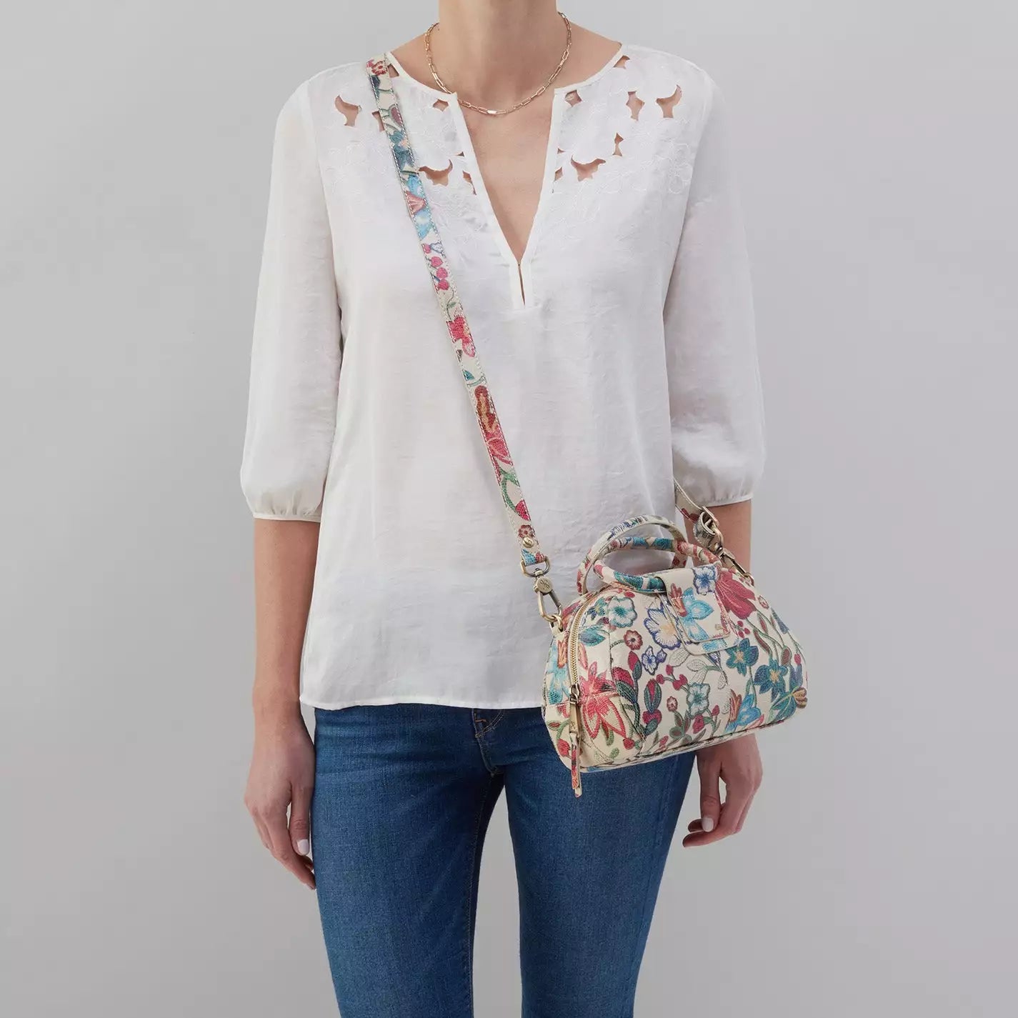 HOBO 'LIMITED EDITION' SHEILA SMALL SATCHEL | FLORAL
