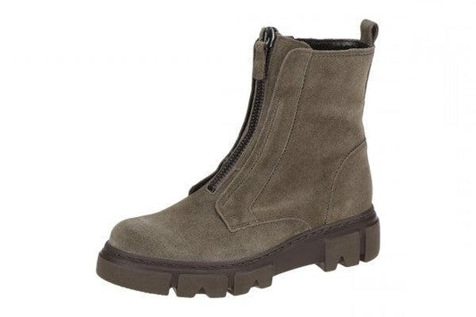 GABOR ZIPPERED ARMY BOOT | GREY