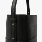 JIM RICKEY ZOE LEATHER TOTE | BLACK