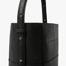 JIM RICKEY ZOE LEATHER TOTE | BLACK