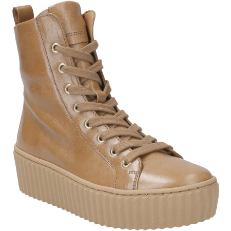 GABOR LACE UP ANKLE BOOT | CAMEL