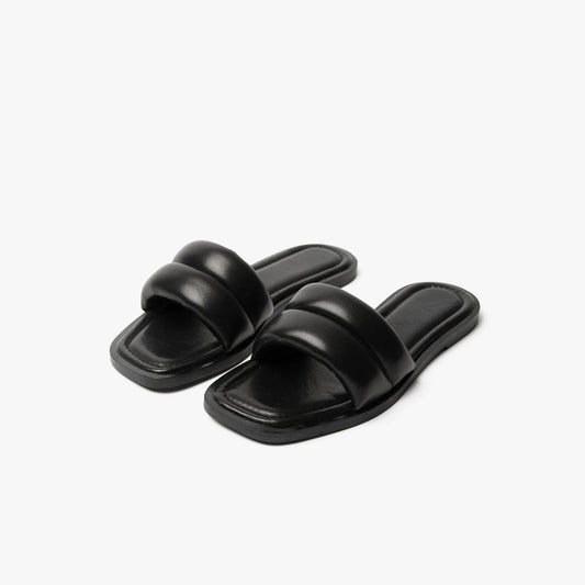 JIM RICKEY KAREN SANDAL NAPPA LEATHER | BLACK