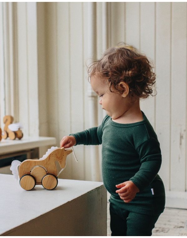 KINDERFEETS BAMBOO PUSH & PULL UNICORN