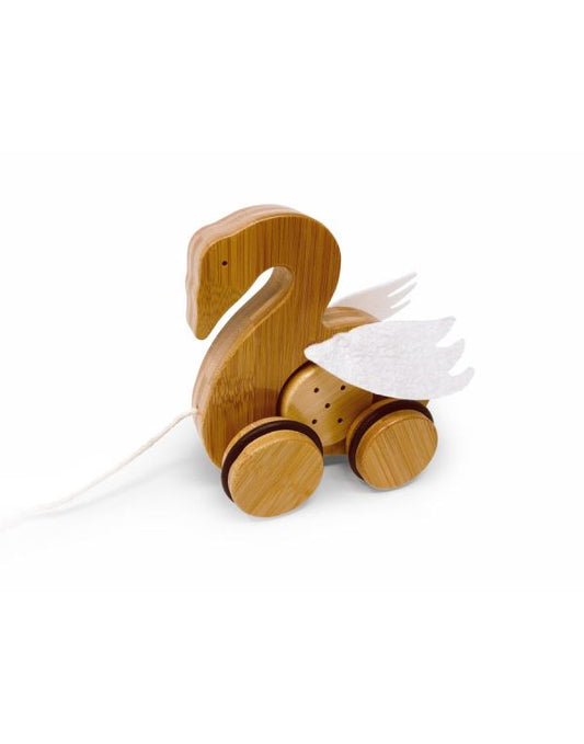 KINDERFEETS BAMBOO PUSH & PULL SWAN